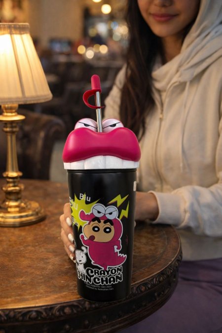 ثيرموس مجسم عيون أسود